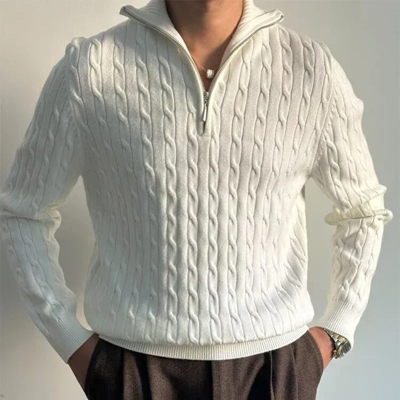RENZO HALF-ZIP SWEATER - Image 3