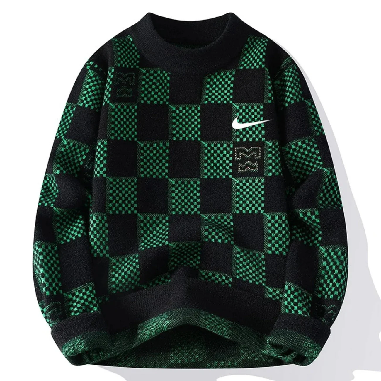 Retro Grid Knit Pullover - CLEARANCE PRICE - Image 2
