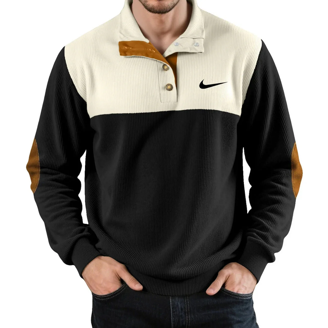 Retro Panel Sweater - CLEARANCE SALE