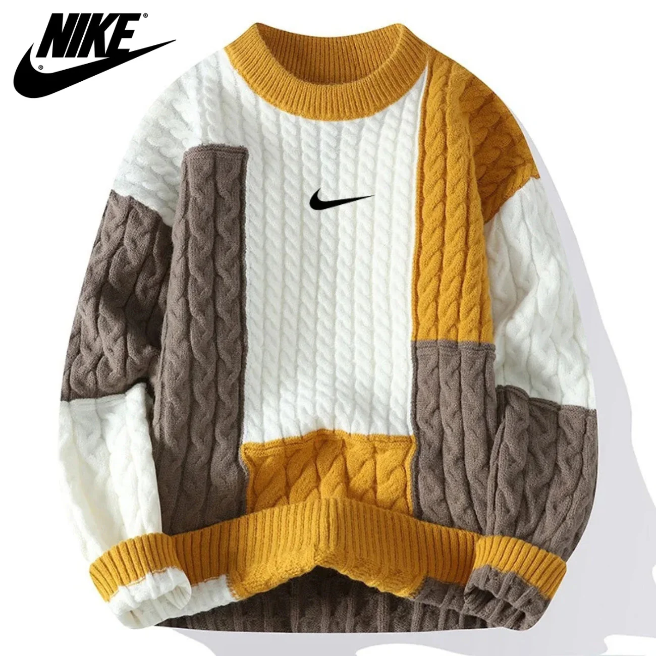 Retro Patchwork Pullover || CLEARANCE SALE - Image 2