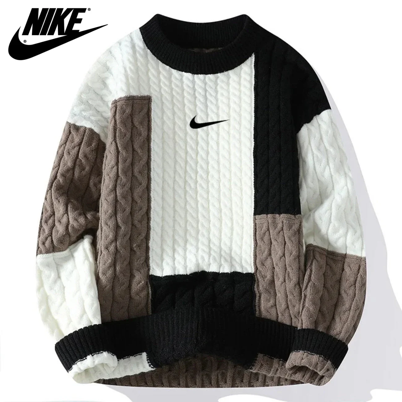 Retro Patchwork Pullover || CLEARANCE SALE - Image 3