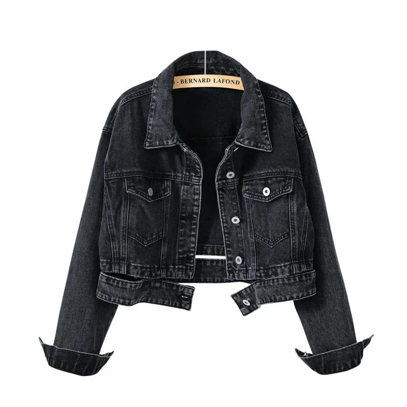 Riley Cropped Denim Jacket – Limited Edition Layer - Image 8
