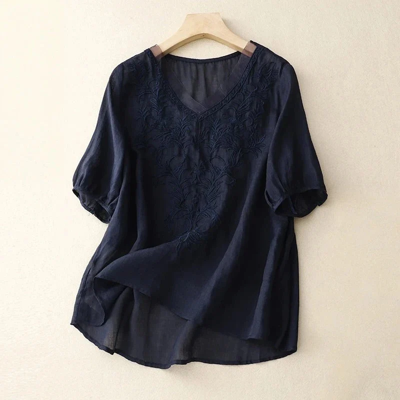 RITA LINEN BLOUSE - Image 4