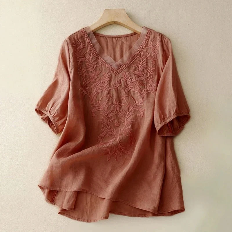 RITA LINEN BLOUSE - Image 5