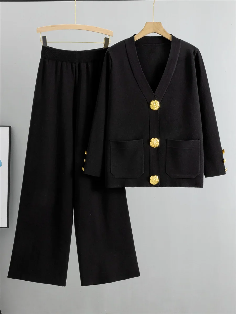 Genevieve Gold Trim Ensemble - Image 3