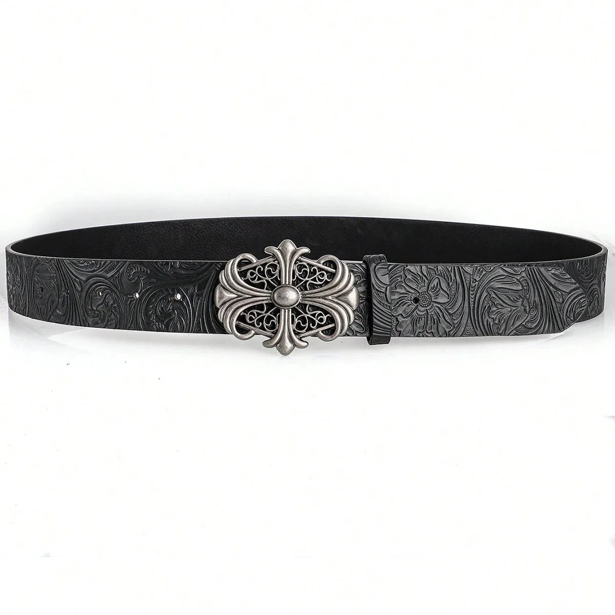 Sanctum Silver Leather Belt - Image 3