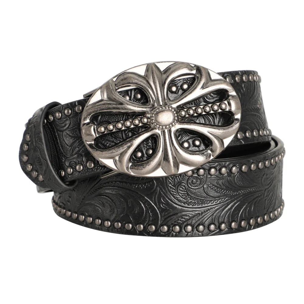 Sanctum Silver Leather Belt - Image 4