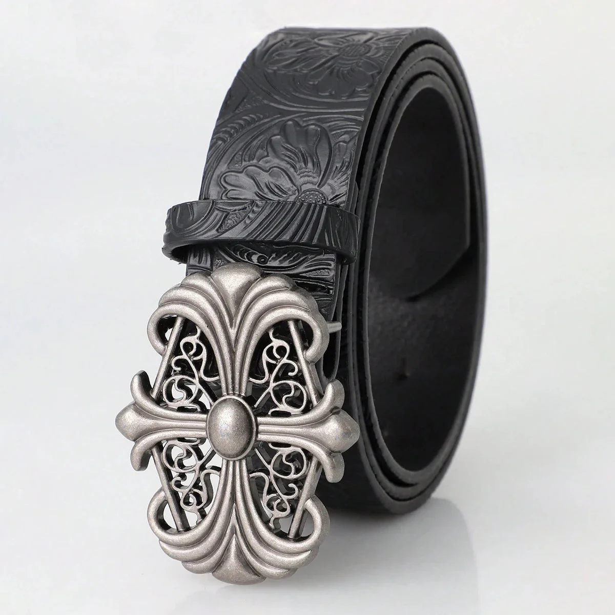 Sanctum Silver Leather Belt - Image 6