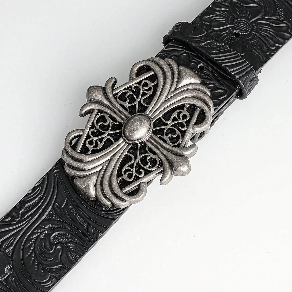 Sanctum Silver Leather Belt - Image 7