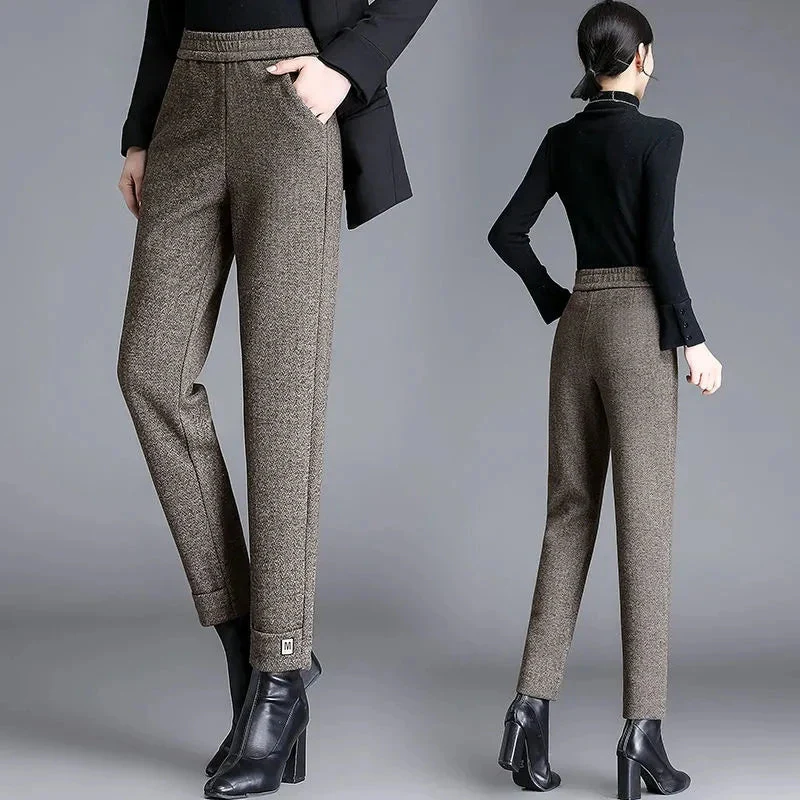 Herringbone Wool Trouser - Image 2