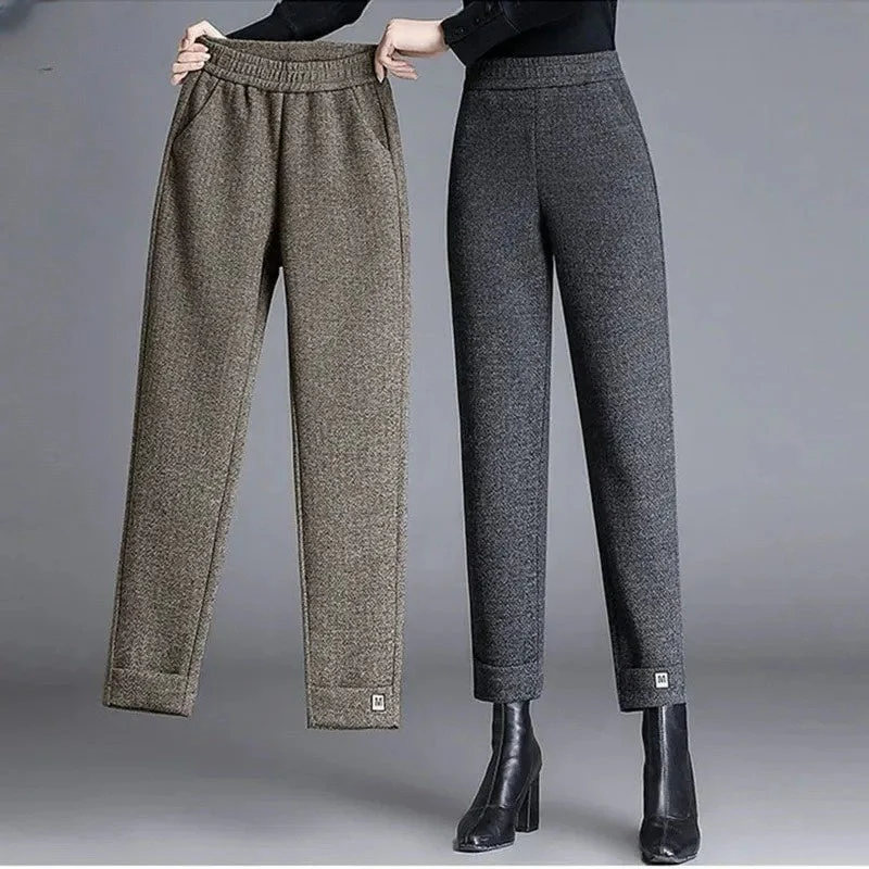 Herringbone Wool Trouser - Image 3