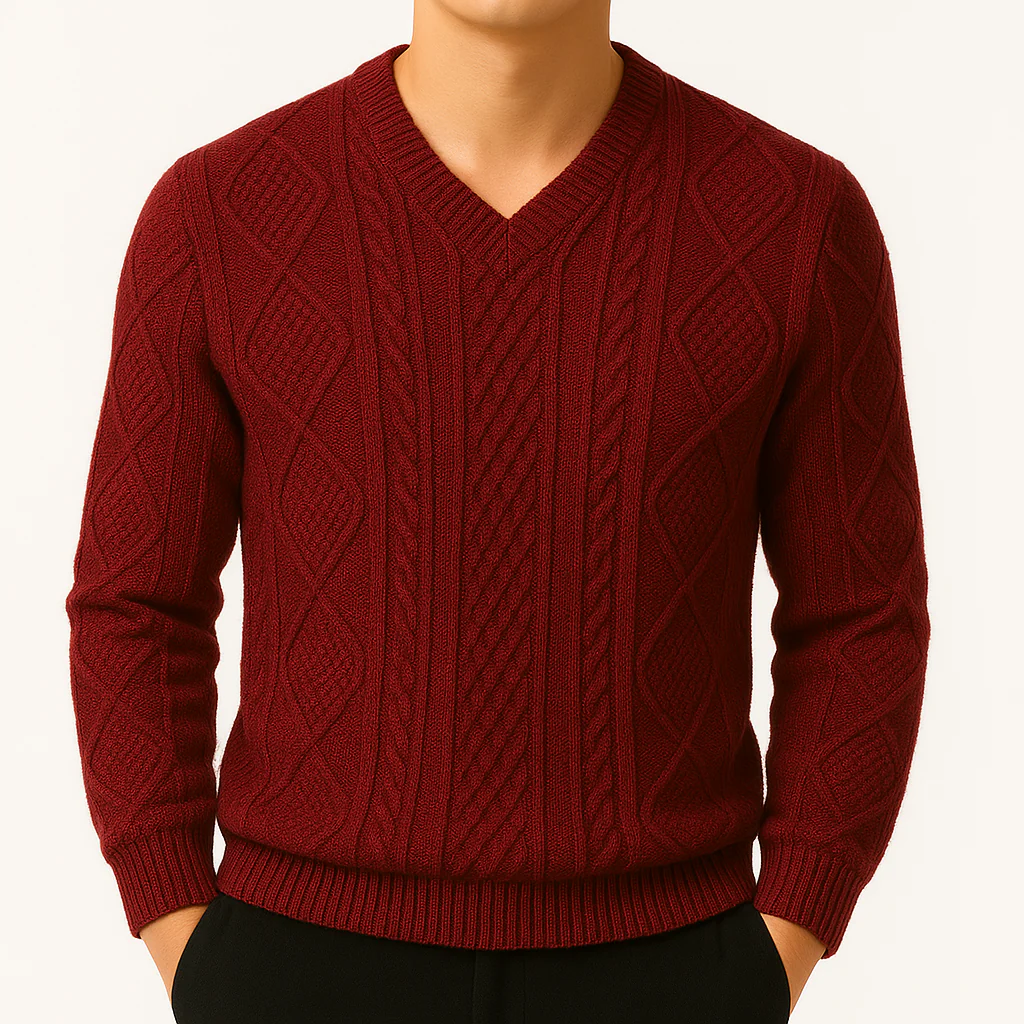 Savoni Cable-Knit Sweater - Image 2