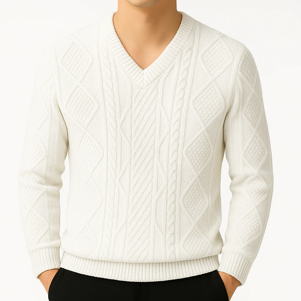 Savoni Cable-Knit Sweater - Image 4