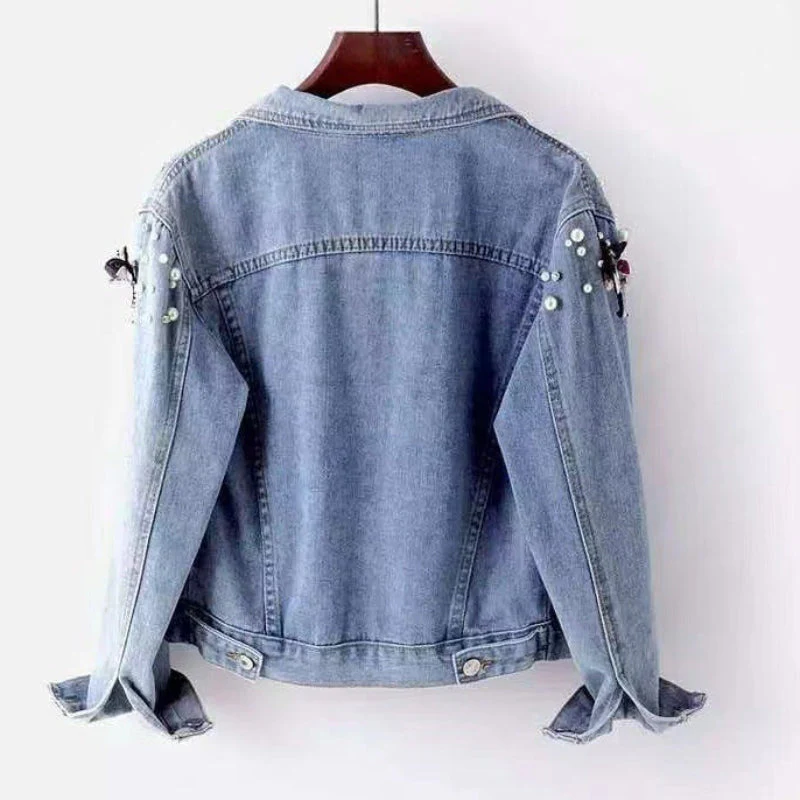 SCARLETT FLORAL DENIM JACKET - Image 2