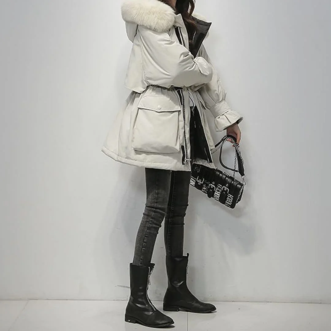 Scarlett – Women’s Winter Parka with Faux Fur - Image 3