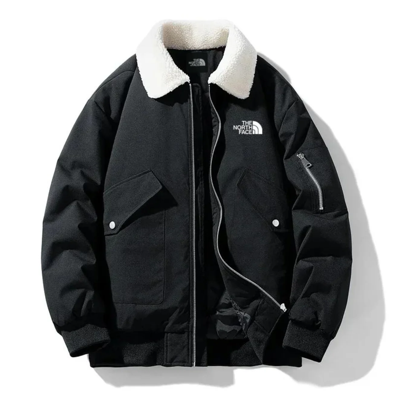 Sherpa Collar Jacket - Clearance Sale - Image 2