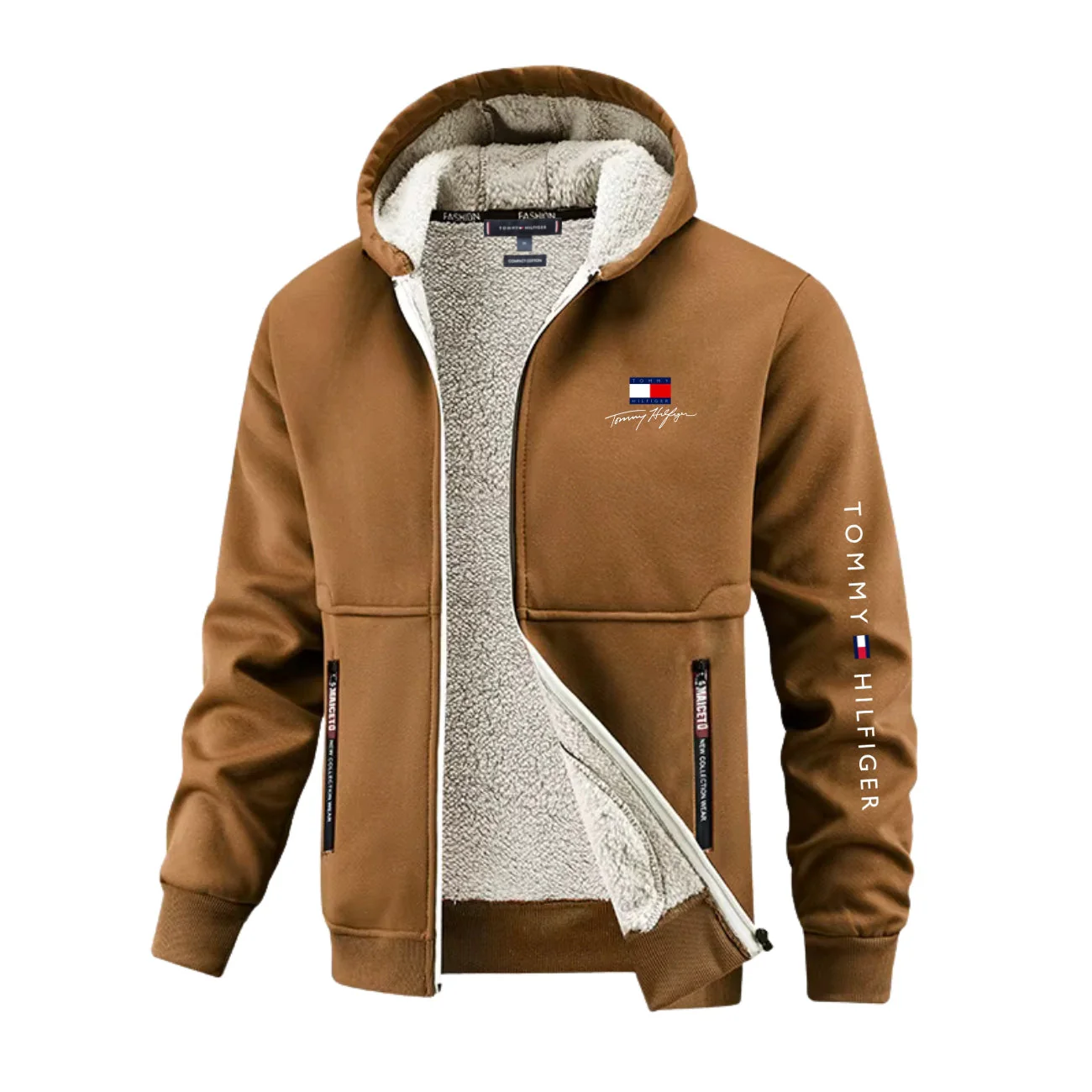 Sherpa-Lined Zip Hoodie - Clearance Sale - Image 5