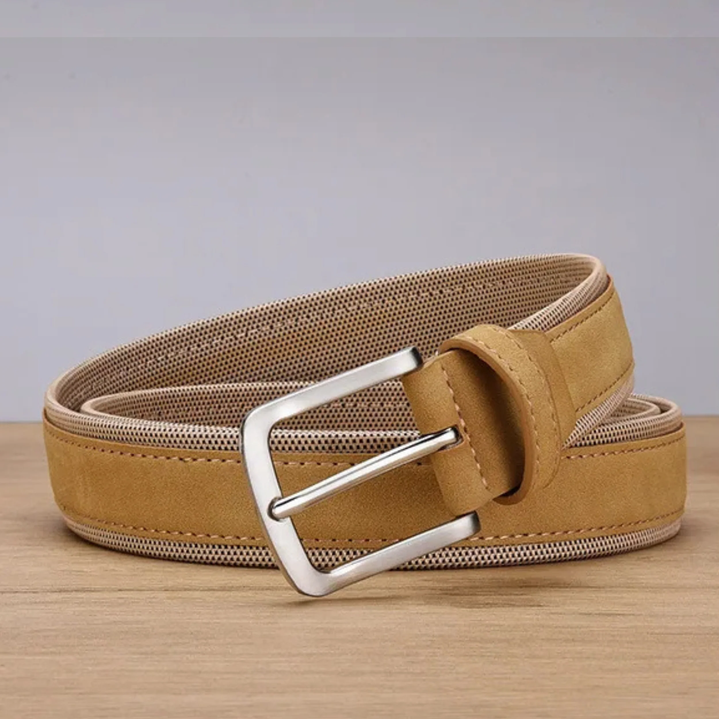 Slate & Suede Leather Belt - Image 3