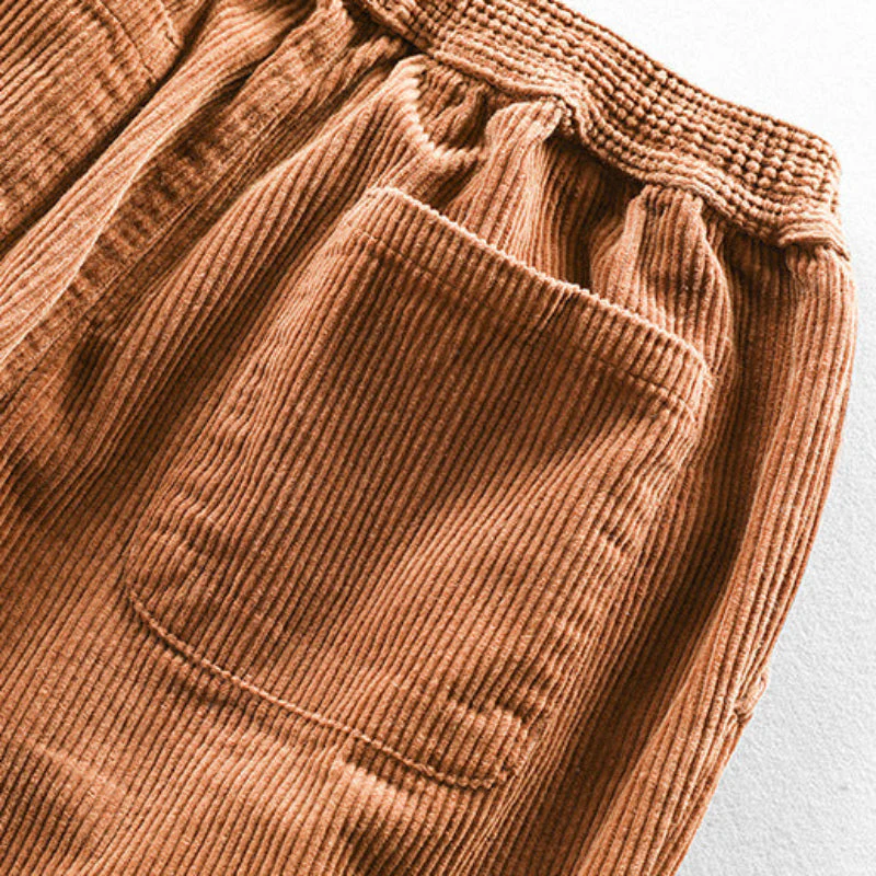 SLIM FIT CORDUROY PANTS - Image 7