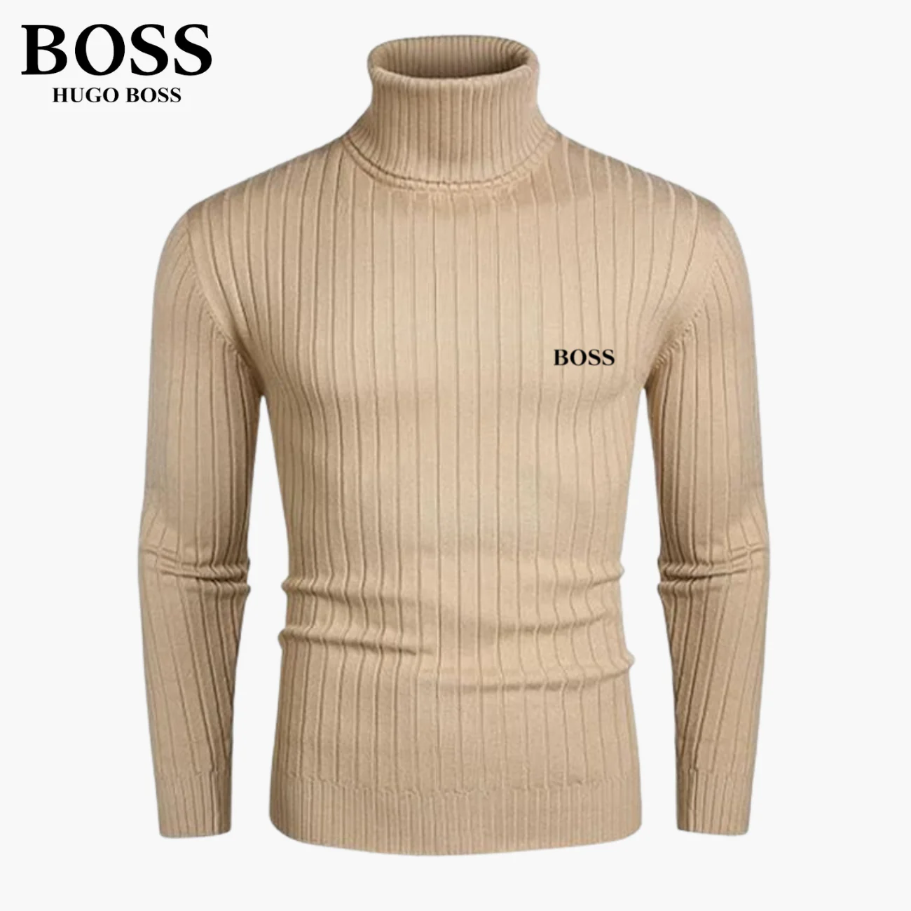 Slim-Fit Knit Turtleneck || Modern Comfort Collection - Image 4