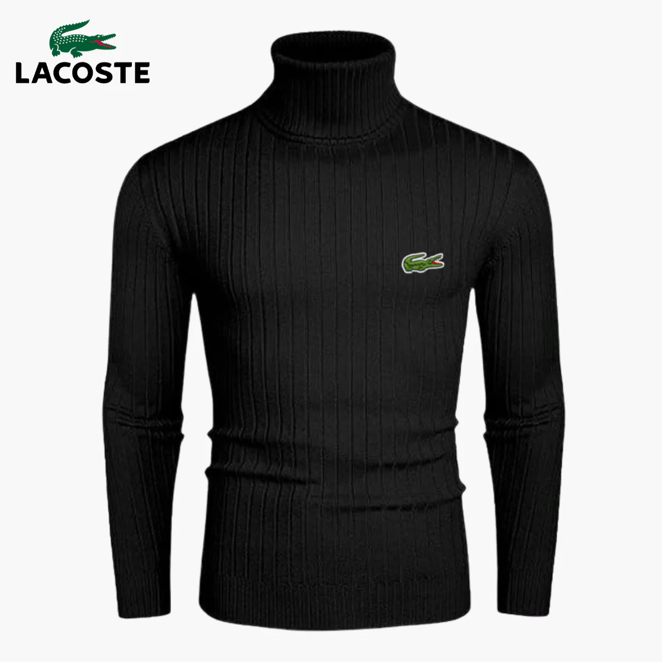 Slim-Fit Knit Turtleneck || Modern Comfort Collection - Image 2