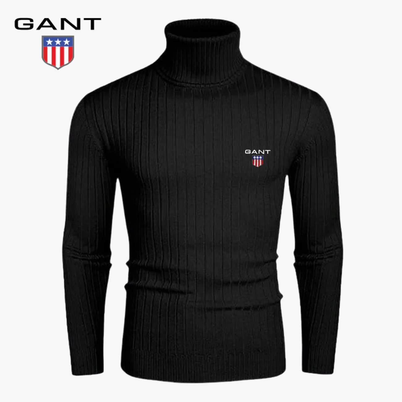 Slim-Fit Knit Turtleneck || Modern Comfort Collection - Image 2