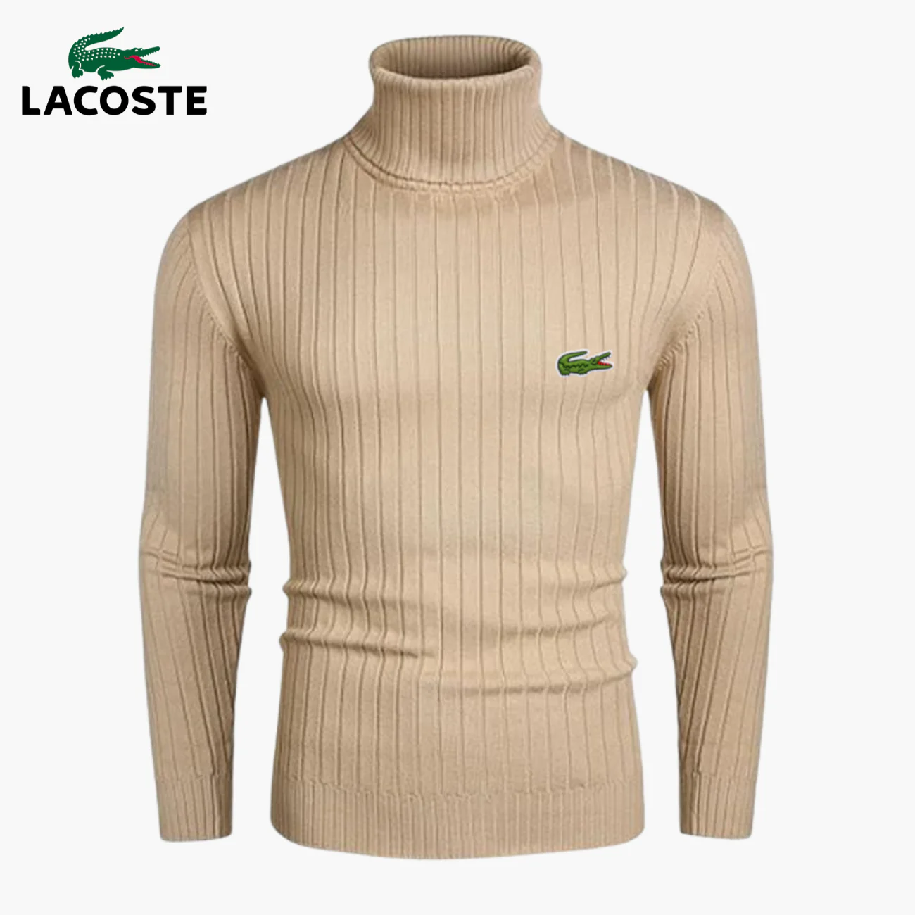Slim-Fit Knit Turtleneck || Modern Comfort Collection - Image 4