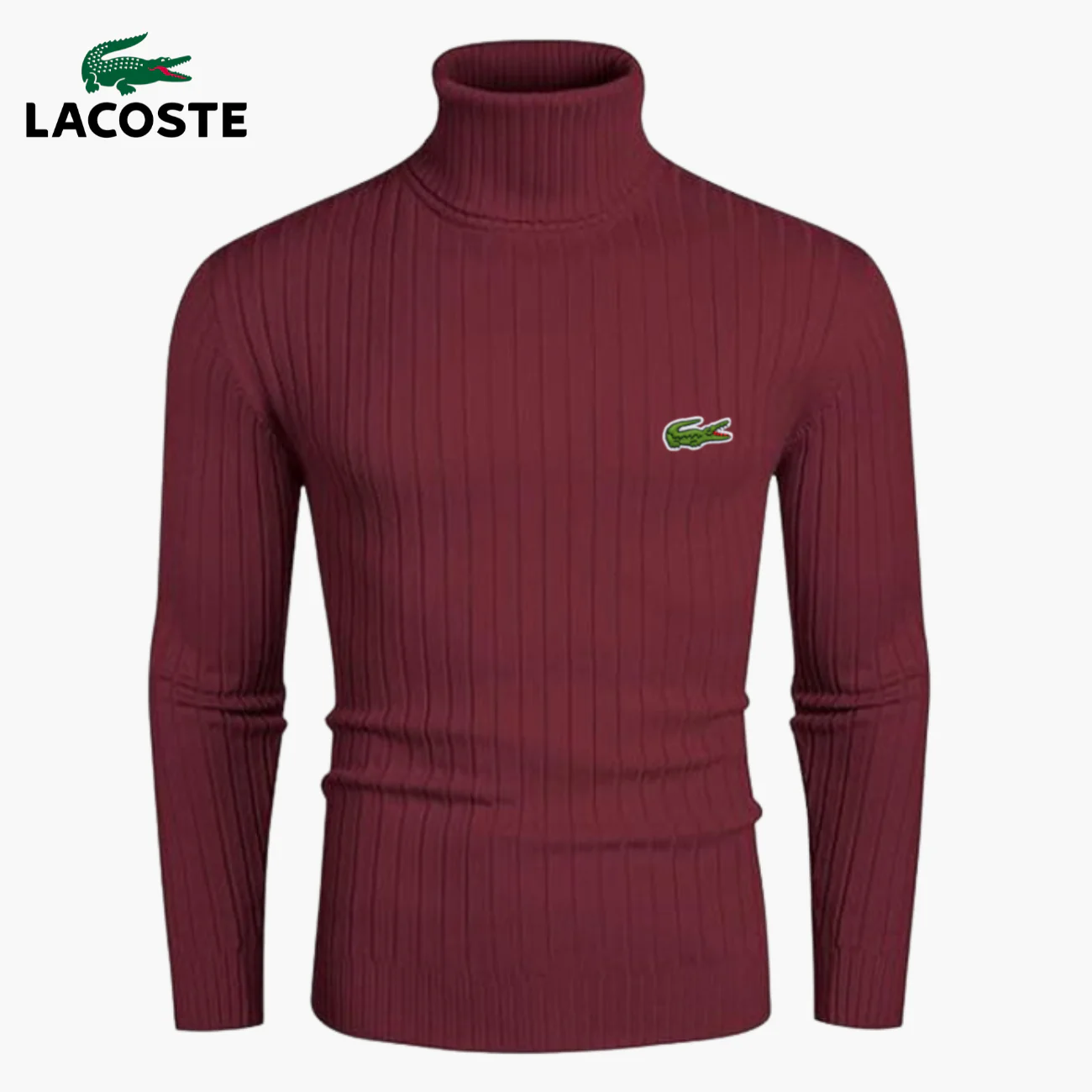 Slim-Fit Knit Turtleneck || Modern Comfort Collection - Image 5