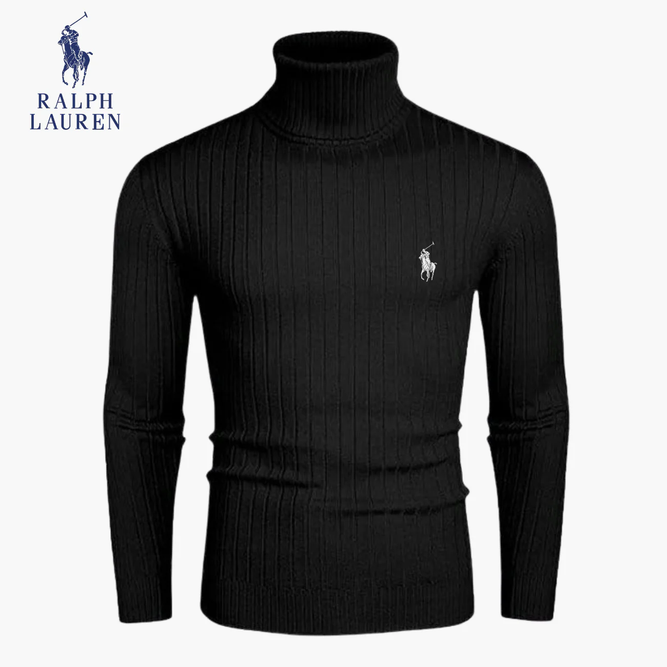 Slim-Fit Knit Turtleneck || Modern Comfort Collection - Image 2
