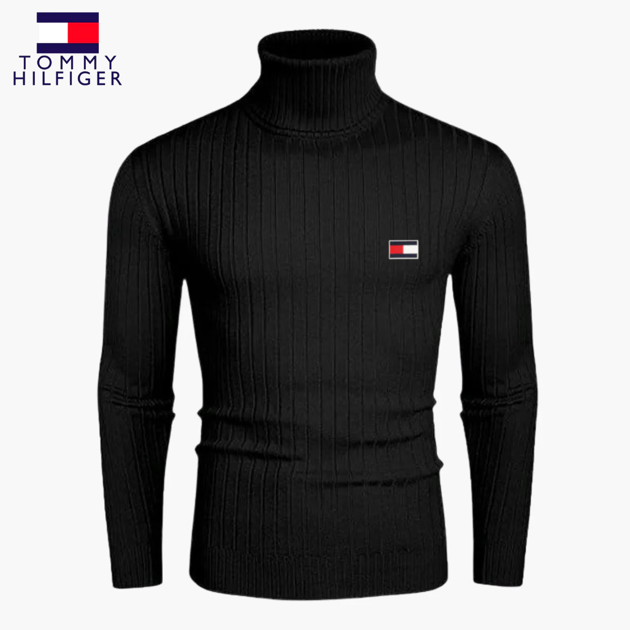 Slim-Fit Knit Turtleneck || Modern Comfort Collection - Image 2