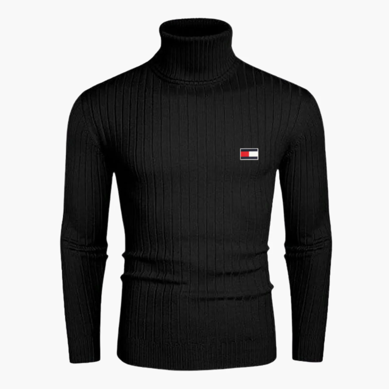 Slim-Fit Knit Turtleneck || Modern Comfort Collection - Image 2