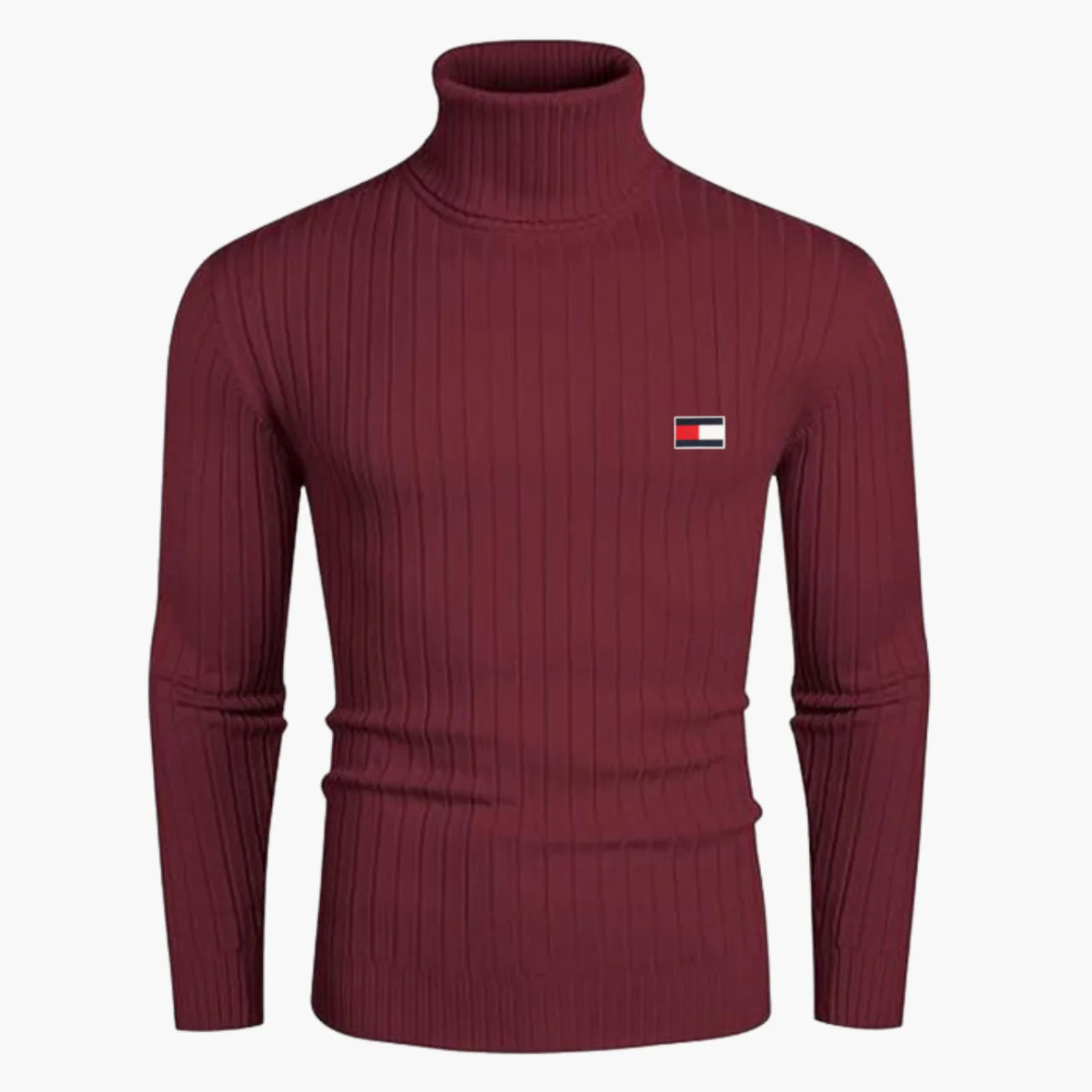 Slim-Fit Knit Turtleneck || Modern Comfort Collection - Image 5