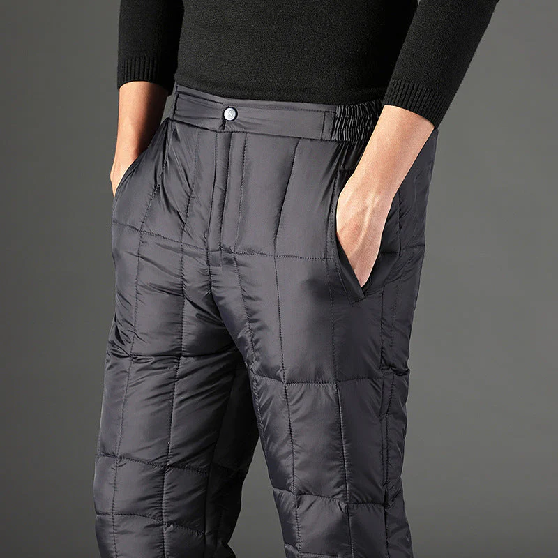 SLIM FIT QUILED PANTS - Image 3