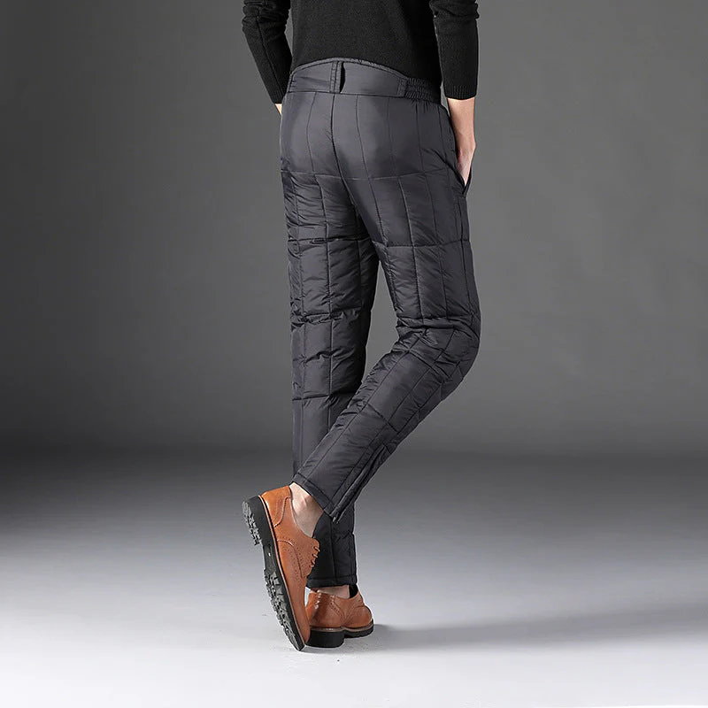 SLIM FIT QUILED PANTS - Image 4