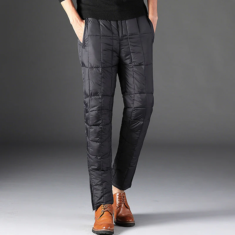 SLIM FIT QUILED PANTS - Image 5