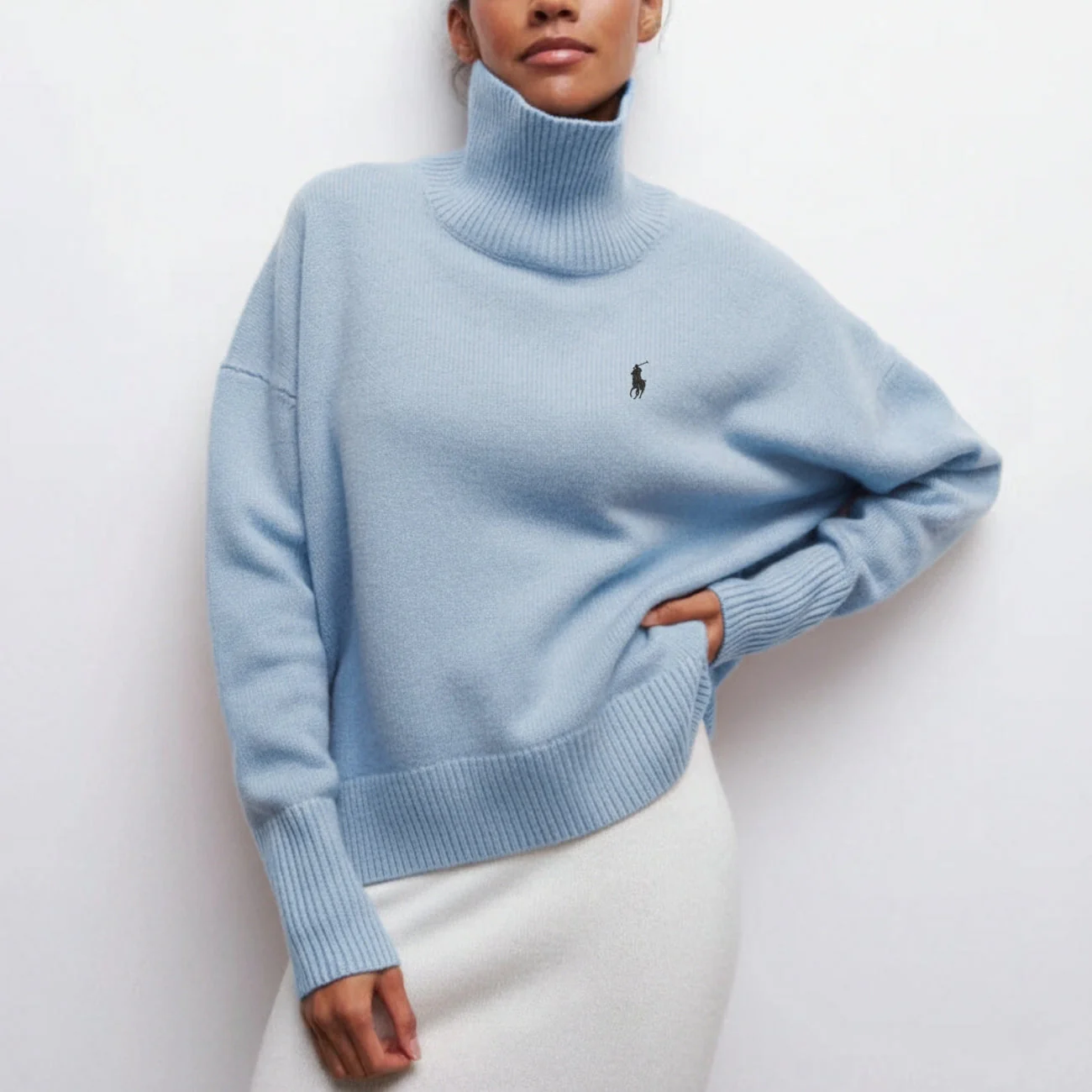 Soft Knitted Turtleneck Sweater - NEW COLLECTION