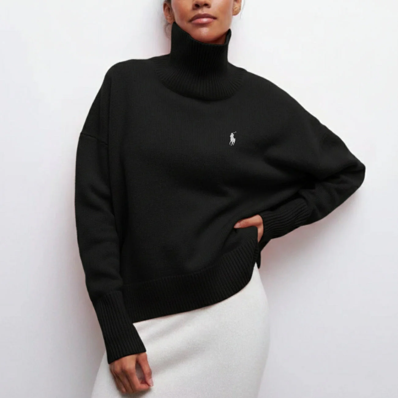 Soft Knitted Turtleneck Sweater - NEW COLLECTION - Image 3