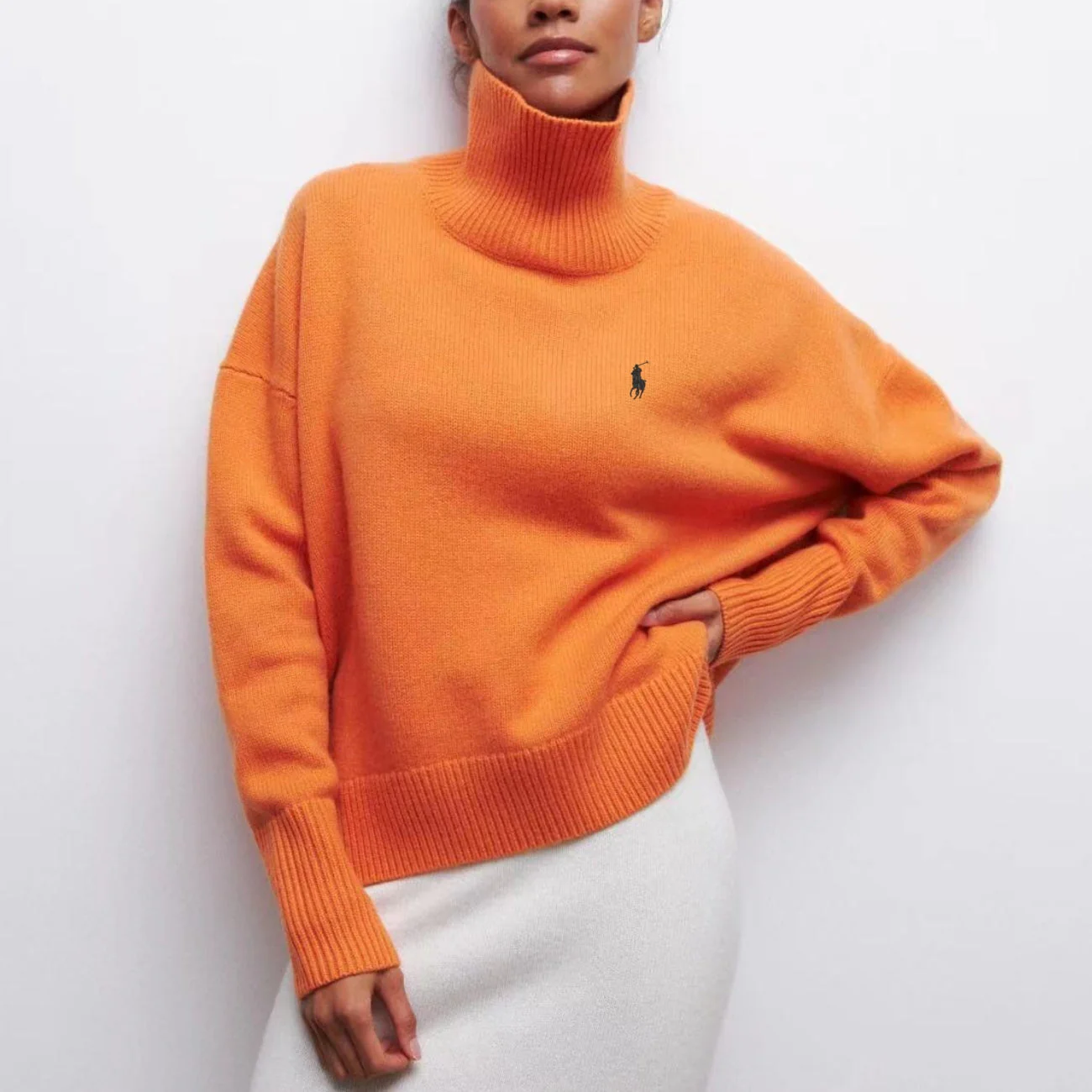 Soft Knitted Turtleneck Sweater - NEW COLLECTION - Image 6