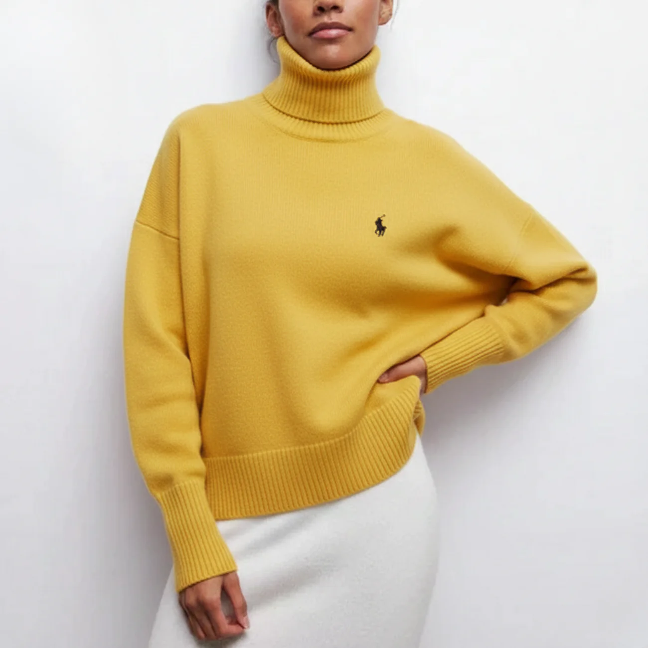 Soft Knitted Turtleneck Sweater - NEW COLLECTION - Image 7