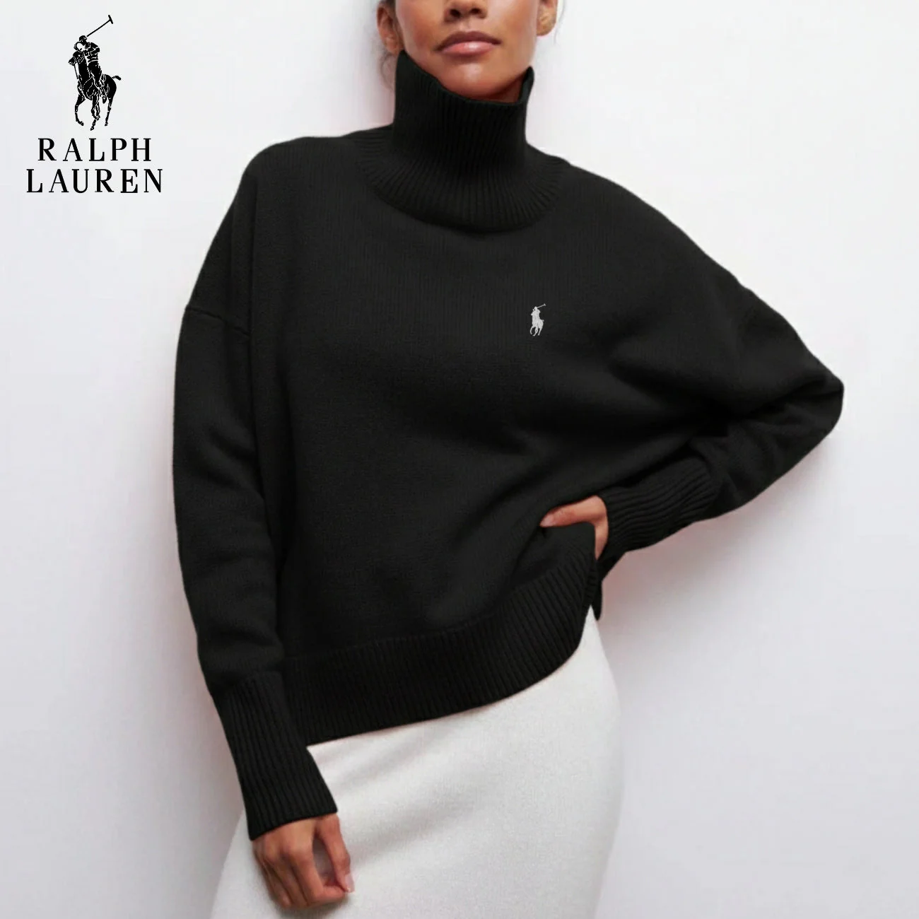 Soft Knitted Turtleneck Sweater || Clearance Sale - Image 3