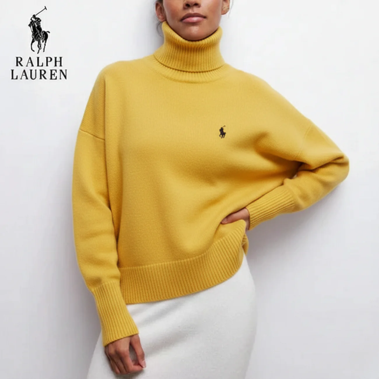 Soft Knitted Turtleneck Sweater || Clearance Sale - Image 7