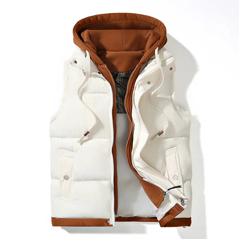 Soft Shell Hooded Puffer Gilet - Image 4