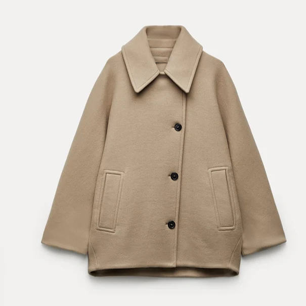 Sophia – Women’s Oversized Wool Coat for Winter - Image 16