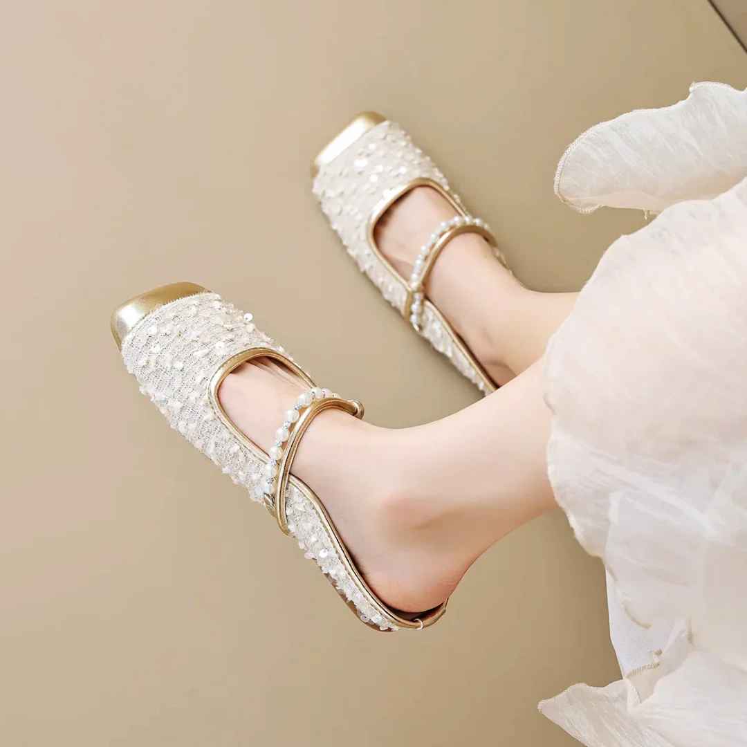 Starlight Sparkle T-Strap Flats - Image 3