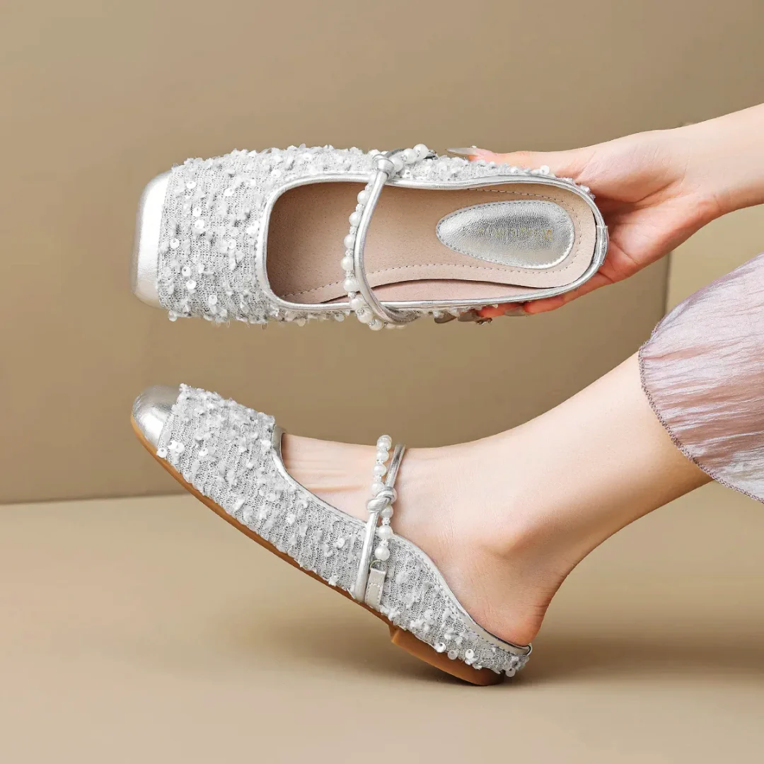 Starlight Sparkle T-Strap Flats - Image 4