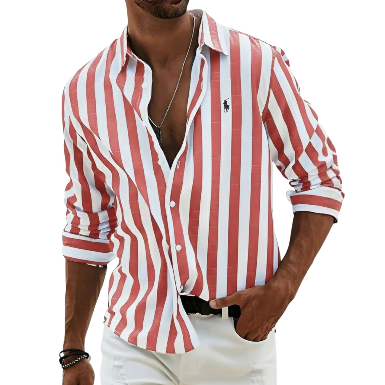 Striped Casual Shirt - CLEARANCE SALE - Image 4