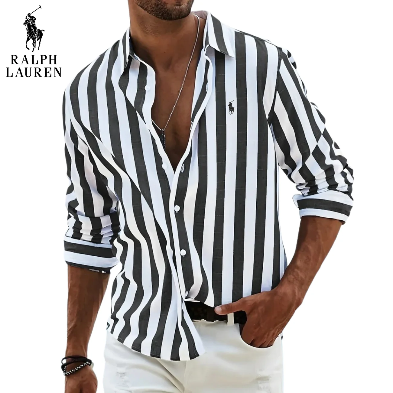 Striped Casual Shirt || CLEARANCE SALE - Image 3