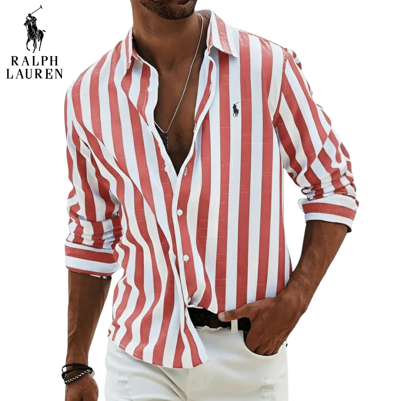Striped Casual Shirt || CLEARANCE SALE - Image 4