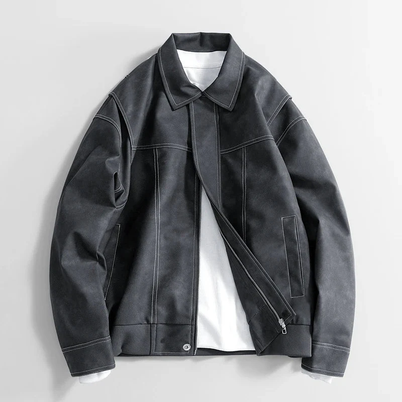 Horizon Ridge Leather Jacket - Image 4