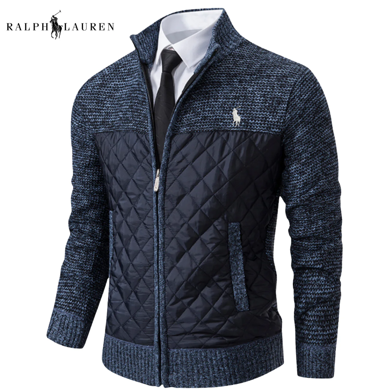 Stylish Quilted Knit Jacket || Clearance Sale - Image 2